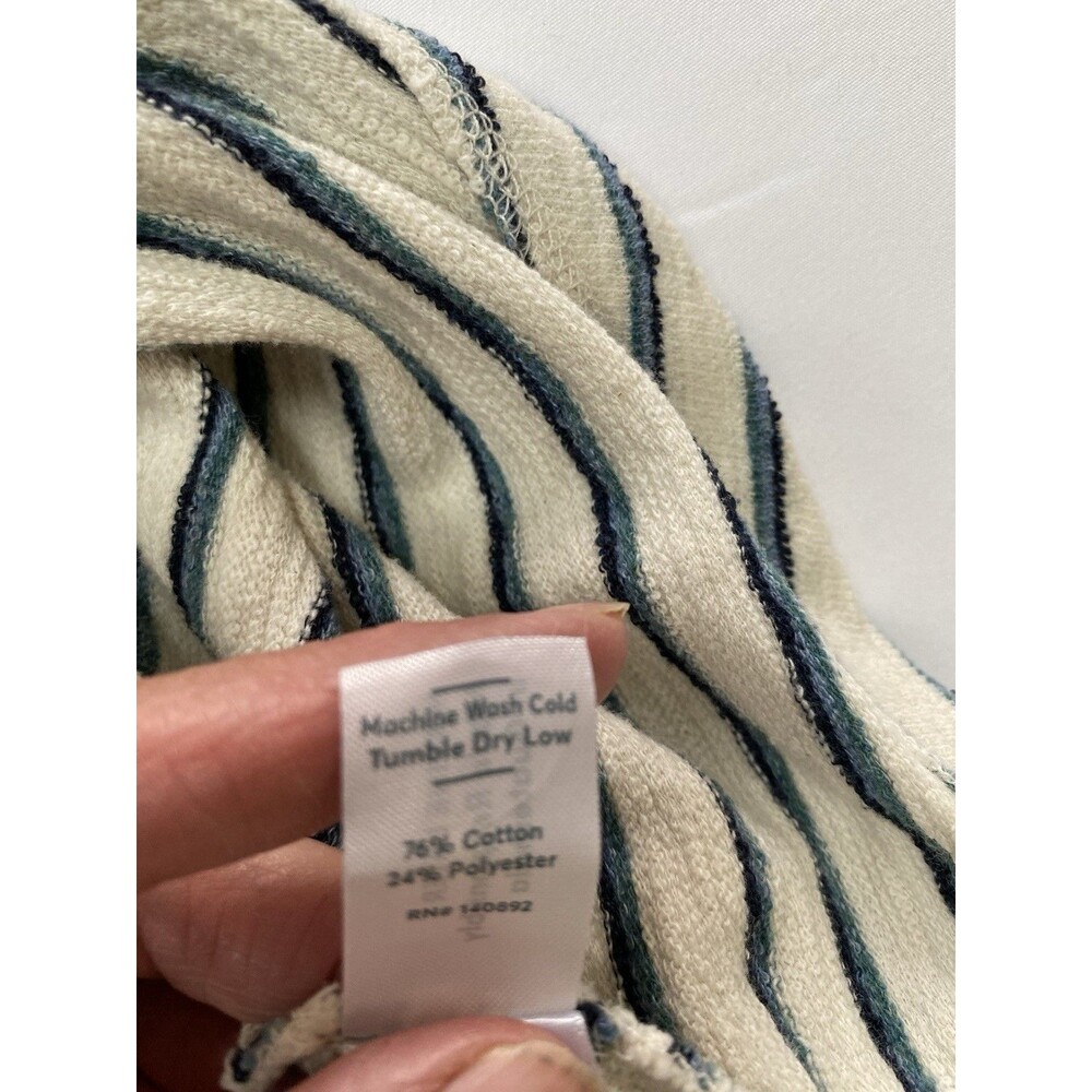 Marine Layer Playa Hoodie XL Striped Coastal Grandma Pullover Beach Sweatshirt - Picture 7 of 7